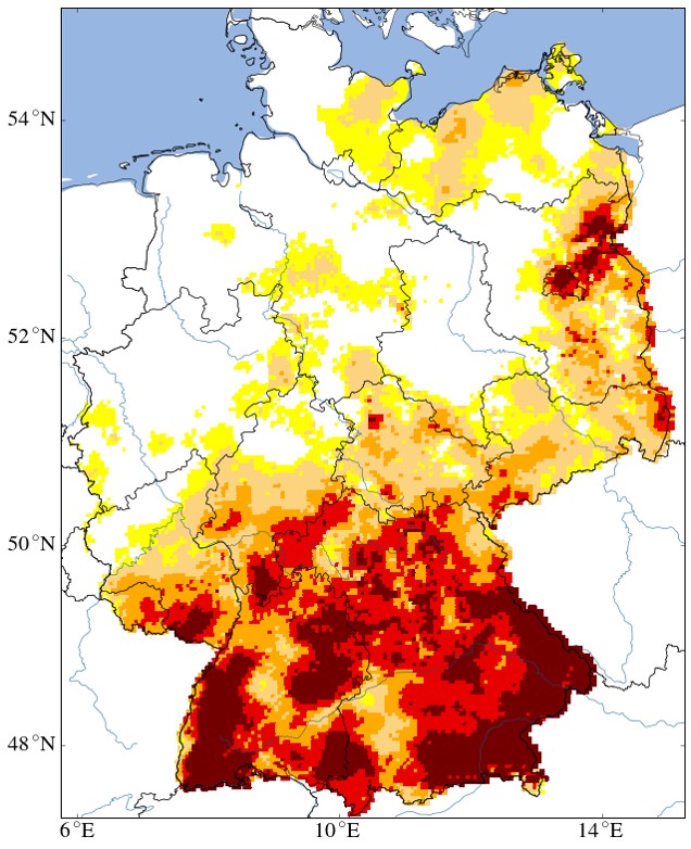 Dürremonitor September 2015